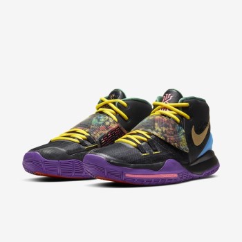 Nike Kyrie 6 'Chinese New Year' - Férfi Kosárlabda Cipő - Fekete/Kék/Rózsaszín/Metal Arany